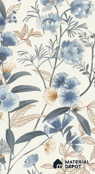 869125 | 10 Meter x 21 Inch  Florals Look Wallpaper - 57 Sq. Ft.