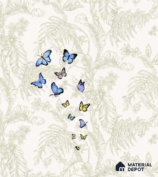 TC 796 | 5 Meter x 42 Inch  Florals Look Wallpaper - 57 Sq. Ft.