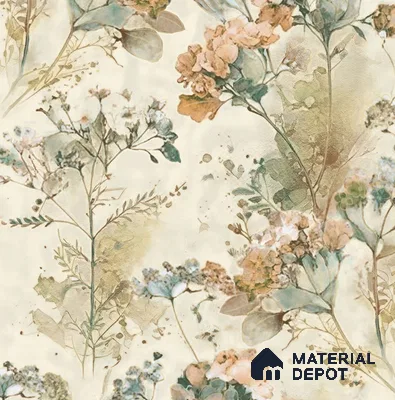 03-555-03 | 10 Meter x 21 Inches Florals Look Wallpaper - 57.41 Sq. Ft.