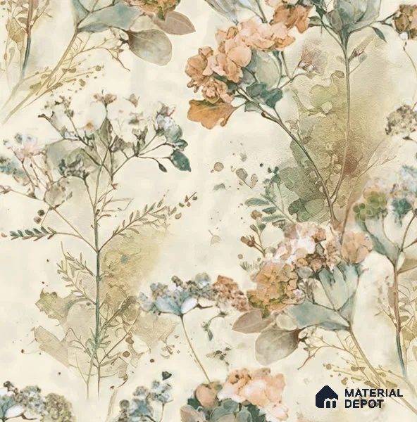 03-555-03 | 10 Meter x 21 Inches Florals Look Wallpaper - 57.41 Sq. Ft.