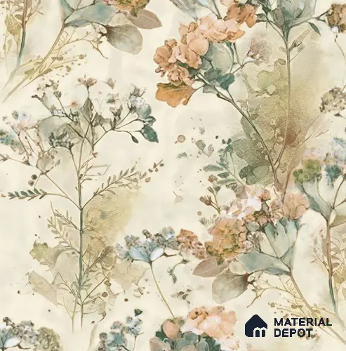 03-555-03 | 10 Meter x 21 Inches Florals Look Wallpaper - 57.41 Sq. Ft.