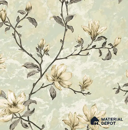 07-555-07 | 10 Meter x 21 Inches Florals Look Wallpaper - 57.41 Sq. Ft.