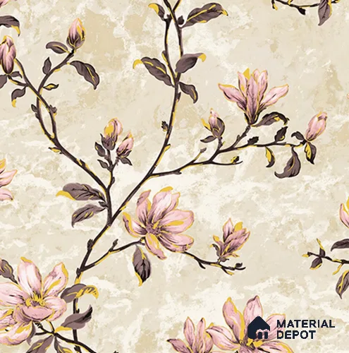 08-555-08 | 10 Meter x 21 Inches Florals Look Wallpaper - 57.41 Sq. Ft.