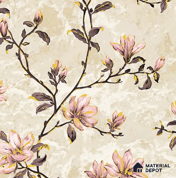 08-555-08 | 10 Meter x 21 Inches Florals Look Wallpaper - 57.41 Sq. Ft.