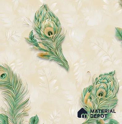 17-555-17 | 10 Meter x 21 Inches Patterned Look Wallpaper - 57.41 Sq. Ft.