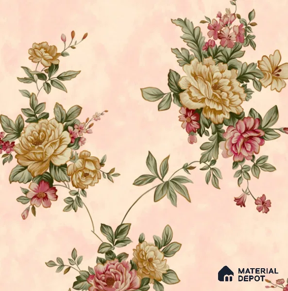 21-555-21 | 10 Meter x 21 Inches Florals Look Wallpaper - 57.41 Sq. Ft.