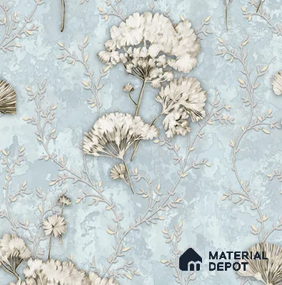 27-555-27 | 10 Meter x 21 Inches Florals Look Wallpaper - 57.41 Sq. Ft.