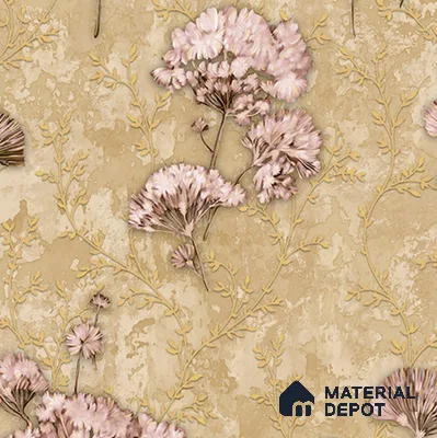 28-555-28 | 10 Meter x 21 Inches Florals Look Wallpaper - 57.41 Sq. Ft.