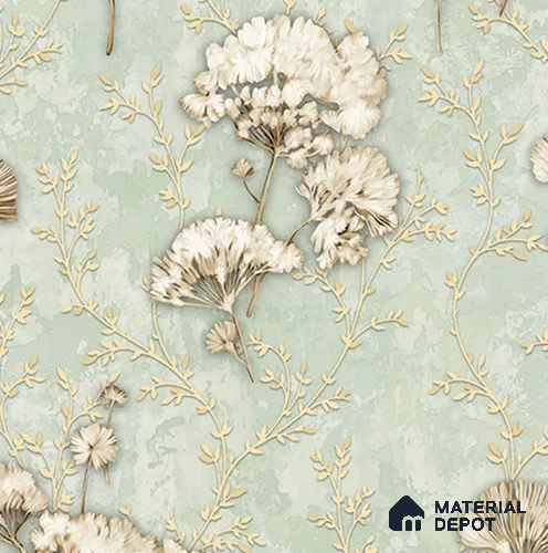 29-555-29 | 10 Meter x 21 Inches Florals Look Wallpaper - 57.41 Sq. Ft.