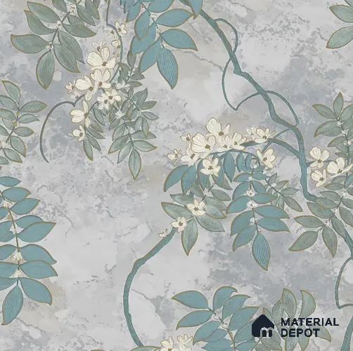 30-555-30 | 10 Meter x 21 Inches Florals Look Wallpaper - 57.41 Sq. Ft.