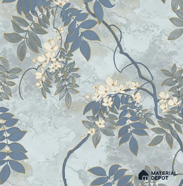 32-555-32 | 10 Meter x 21 Inches Florals Look Wallpaper - 57.41 Sq. Ft.
