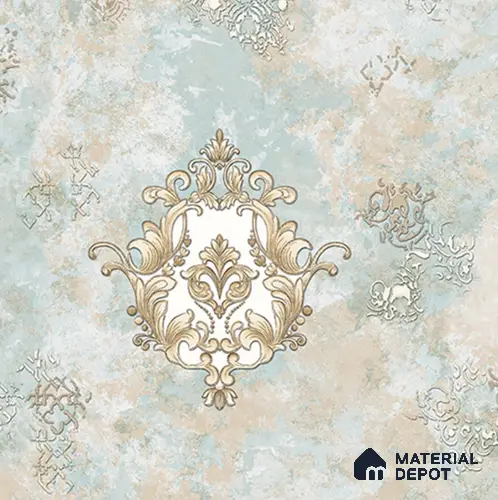 39-555-39 | 10 Meter x 21 Inches Damask Look Wallpaper - 57.41 Sq. Ft.