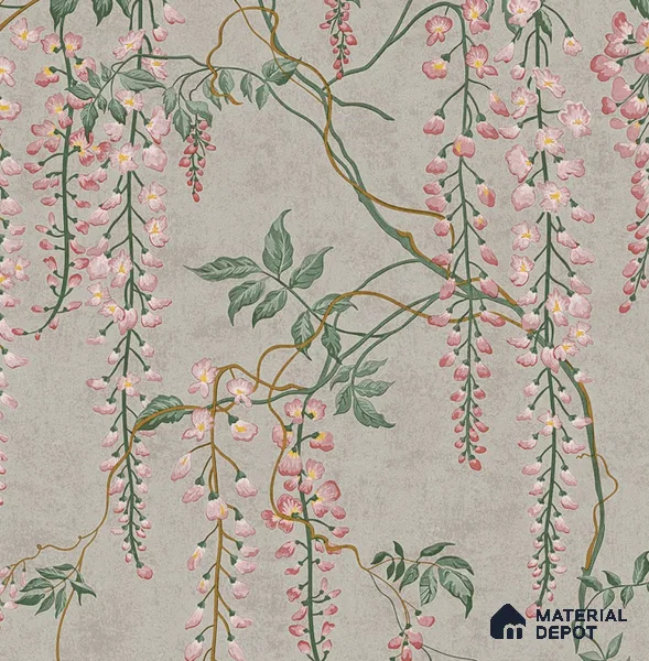 45-555-45 | 10 Meter x 21 Inches Tropical Look Wallpaper - 57.41 Sq. Ft.