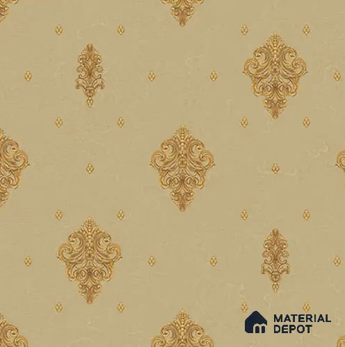 47-555-47 | 10 Meter x 21 Inches Damask Look Wallpaper - 57.41 Sq. Ft.
