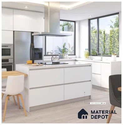 UM 111 Royal White 8 ft x 4 ft Matte Finish 8H Antiscratch Laminates - 1.5 mm