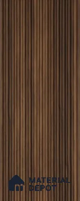 Brown Wooden Louver UR 3403  (UR 3403) 9.5 ft x 4.9 inch Charcoal Panel - 9 mm | Suitable for Feature Wall, TV Unit & Living Room | Width is Subjected to 5% Variation