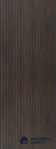 Brown Wooden Louver UR 7401  (UR 7401) 9.5 ft x 12 inch Charcoal Panel - 9 mm | Suitable for Feature Wall, TV Unit & Living Room | Width is Subjected to 5% Variation