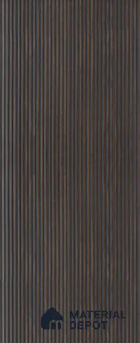 Brown Wooden Louver UR 7402 (UR 7402) 9.5 ft x 12 inch Charcoal Panel - 9 mm | Suitable for Feature Wall, TV Unit & Living Room | Width is Subjected to 5% Variation