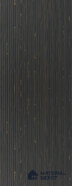 Grey Wooden Louver UR 7408  (UR 7408) 9.5 ft x 12 inch Charcoal Panel - 9 mm | Suitable for Feature Wall, TV Unit & Living Room | Width is Subjected to 5% Variation
