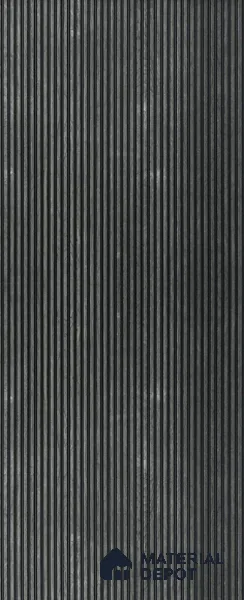 Grey Wooden Louver UR 7409  (UR 7409) 9.5 ft x 12 inch Charcoal Panel - 9 mm | Suitable for Feature Wall, TV Unit & Living Room | Width is Subjected to 5% Variation