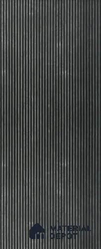 Grey Wooden Louver UR 7409 (UR 7409) 9.5 ft x 12 inch Charcoal Panel - 9 mm | Suitable for Feature Wall, TV Unit & Living Room | Width is Subjected to 5% Variation