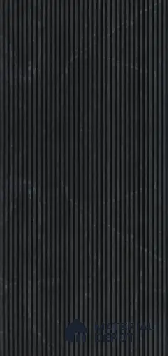 Black Wooden Louver UR 7411 (UR 7411) 9.5 ft x 12 inch Charcoal Panel - 9 mm | Suitable for Feature Wall, TV Unit & Living Room | Width is Subjected to 5% Variation