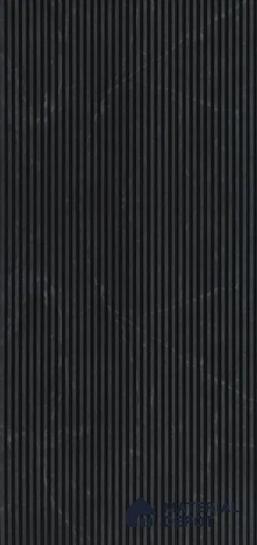 Black Wooden Louver UR 7411 (UR 7411) 9.5 ft x 12 inch Charcoal Panel - 9 mm | Suitable for Feature Wall, TV Unit & Living Room | Width is Subjected to 5% Variation