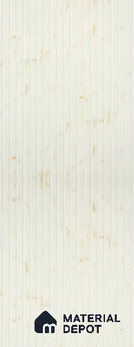 White Marble Louver UR 8406  (UR 8406) 9.5 ft x 12 inch Charcoal Panel - 9 mm | Suitable for Feature Wall, TV Unit & Living Room | Width is Subjected to 5% Variation