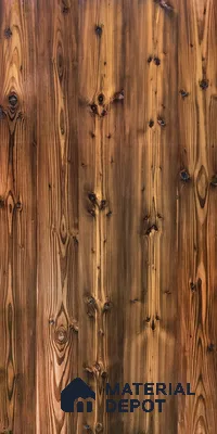 Smoked Larch Knotty 8 ft x 4 ft Smoked Veneer - 3.7 mm
