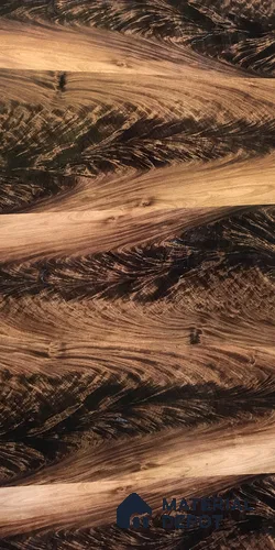 Smoked Mahagony Crotch 8 ft x 4 ft Natural Veneer - 3.7 mm