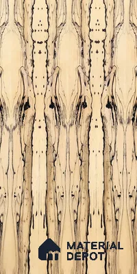 White Ebony 8 ft x 4 ft Natural Veneer - 3.7 mm