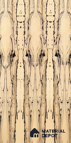 White Ebony 8 ft x 4 ft Natural Veneer - 3.7 mm
