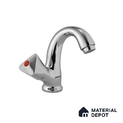 TQT-510A Tropical Quarter Turn Swan Neck Tap With Right Hand Operating Knob With Aerator