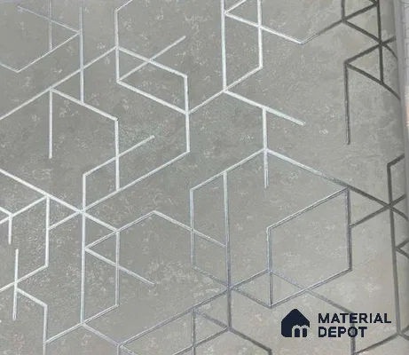 P1 AP-1001 | 10 Meter x 21 Inches Geometric Look Wallpaper - 57.37 Sq. Ft. | Minimum 15% wastage during installation
