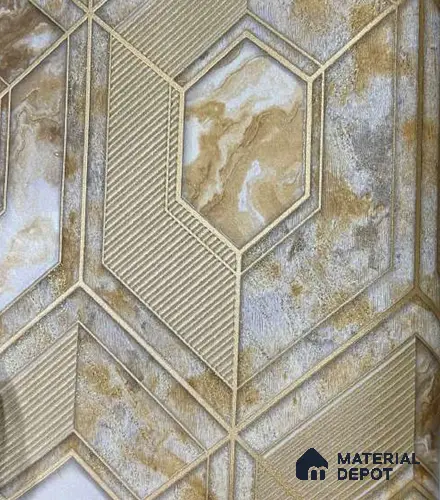 P14 AP-1014 | 10 Meter x 21 Inches Geometric Look Wallpaper - 57.37 Sq. Ft. | Minimum 15% wastage during installation