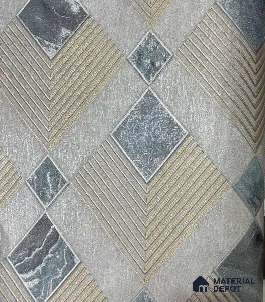 P18 AP-1018 | 10 Meter x 21 Inches Geometric Look Wallpaper - 57.37 Sq. Ft. | Minimum 15% wastage during installation