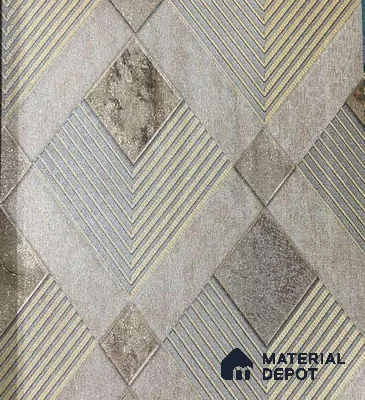 P20 AP-1020 | 10 Meter x 21 Inches Geometric Look Wallpaper - 57.37 Sq. Ft. | Minimum 15% wastage during installation