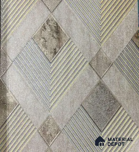 P20 AP-1020 | 10 Meter x 21 Inches Geometric Look Wallpaper - 57.37 Sq. Ft. | Minimum 15% wastage during installation