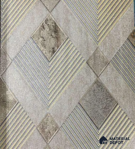P20 AP-1020 | 10 Meter x 21 Inches Geometric Look Wallpaper - 57.37 Sq. Ft. | Minimum 15% wastage during installation