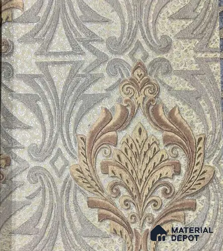 P29 AP-1029 | 10 Meter x 21 Inches Damask Look Wallpaper - 57.37 Sq. Ft. | Minimum 15% wastage during installation