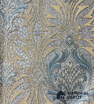 P30 AP-1030 | 10 Meter x 21 Inches Damask Look Wallpaper - 57.37 Sq. Ft. | Minimum 15% wastage during installation