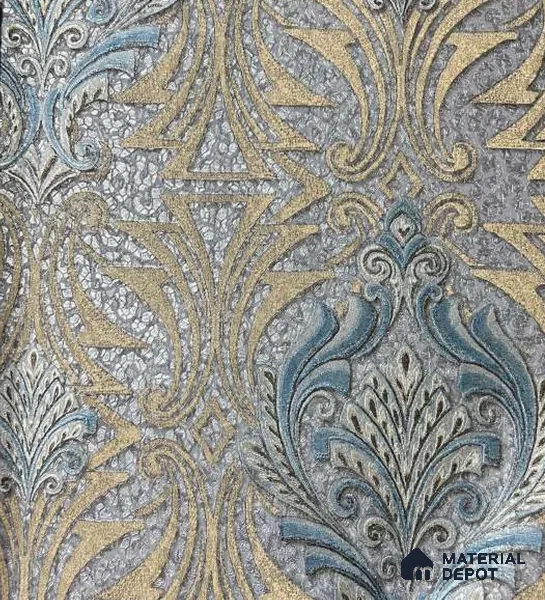 P30 AP-1030 | 10 Meter x 21 Inches Damask Look Wallpaper - 57.37 Sq. Ft. | Minimum 15% wastage during installation