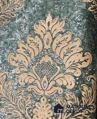 P49 AP-1049 | 10 Meter x 21 Inches Damask Look Wallpaper - 57.37 Sq. Ft. | Minimum 15% wastage during installation
