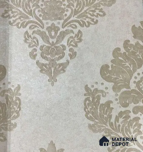 P51 AP-1051 | 10 Meter x 21 Inches Damask Look Wallpaper - 57.37 Sq. Ft. | Minimum 15% wastage during installation