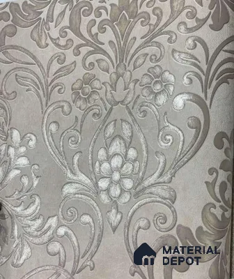 P52 AP-1052 | 10 Meter x 21 Inches Damask Look Wallpaper - 57.37 Sq. Ft. | Minimum 15% wastage during installation