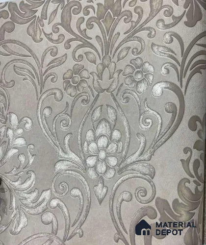 P52 AP-1052 | 10 Meter x 21 Inches Damask Look Wallpaper - 57.37 Sq. Ft. | Minimum 15% wastage during installation