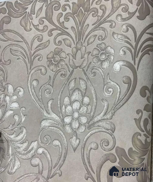P52 AP-1052 | 10 Meter x 21 Inches Damask Look Wallpaper - 57.37 Sq. Ft. | Minimum 15% wastage during installation