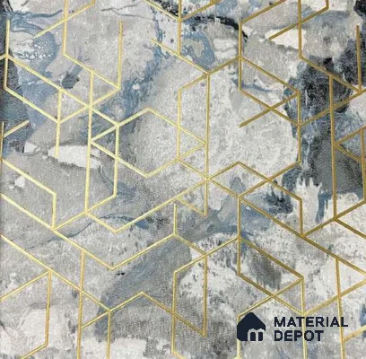 P6 AP-1006 | 10 Meter x 21 Inches Geometric Look Wallpaper - 57.37 Sq. Ft. | Minimum 15% wastage during installation