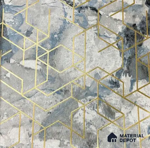 P6 AP-1006 | 10 Meter x 21 Inches Geometric Look Wallpaper - 57.37 Sq. Ft. | Minimum 15% wastage during installation