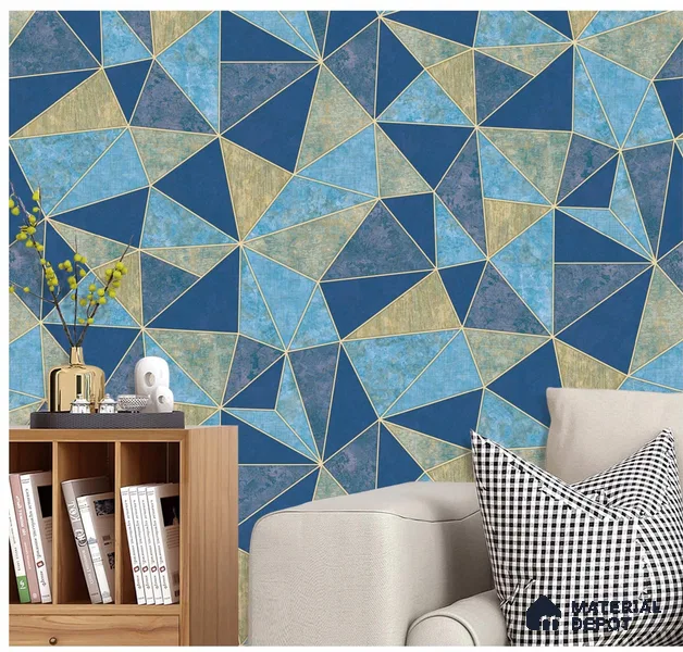 666107 | 10 Meter x 21 Inches Patterned Look Wallpaper - 57.37 Sq. Ft. | Minimum 15% wastage during installation